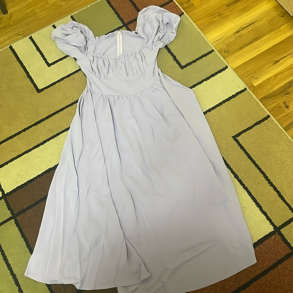 Medium long purple dress